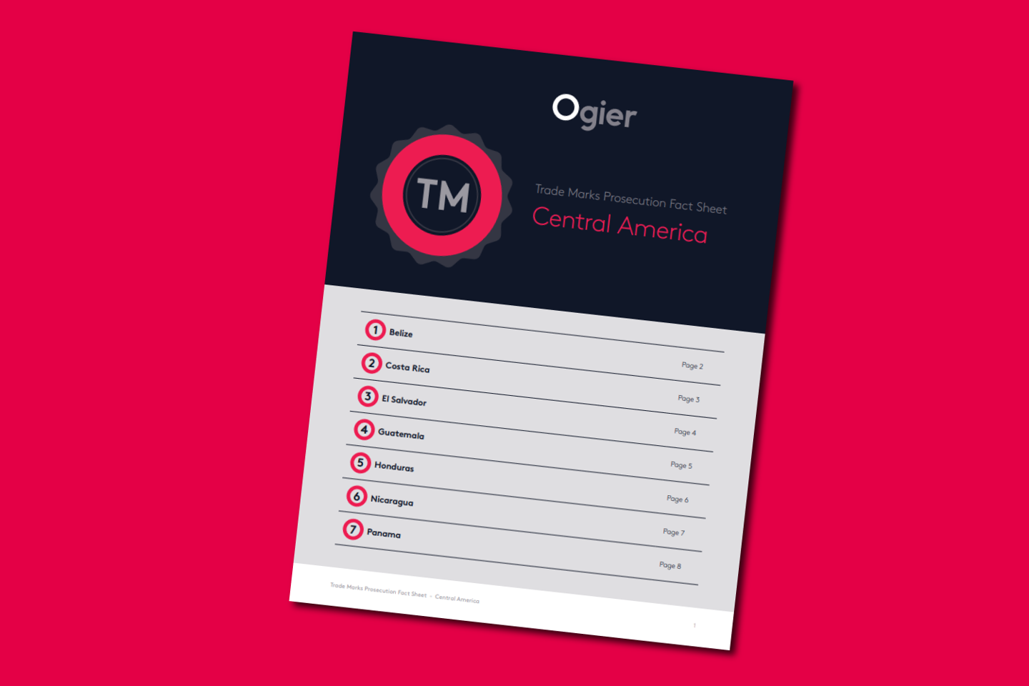 Factsheet Trade Marks Central America
