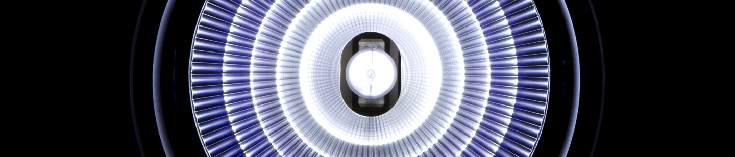 Glass industrial warehouse light