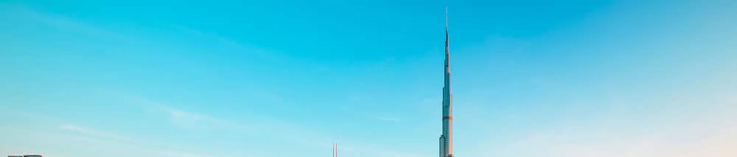 Dubai skyline at dawn